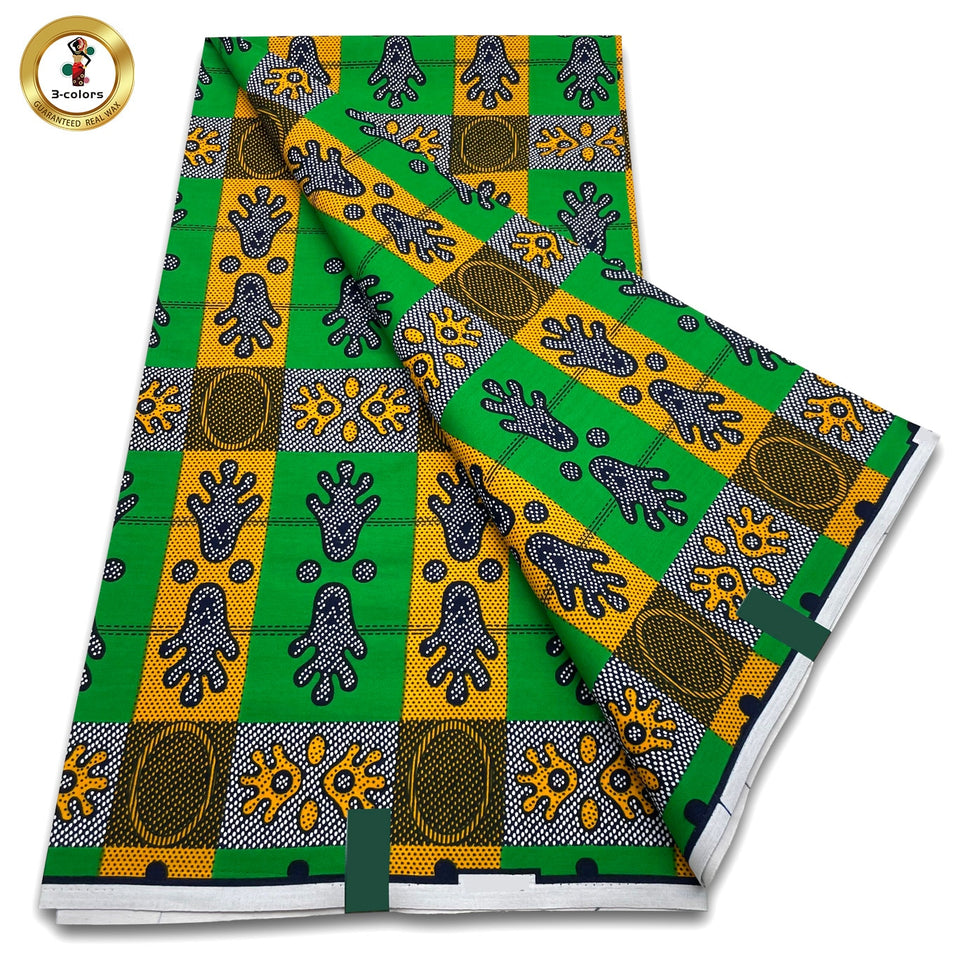 Guaranteed Veritable Ankara Wax Fabrics 2023 New 100% Cotton African Real Wax Print Fabric Nigerian Style Tissu Batik Pagnes
